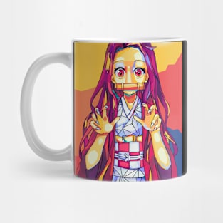 nezuko wpap pop art Mug